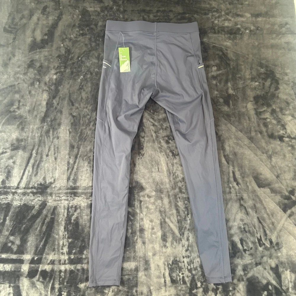 Willit‎ Compression Leggings Mens Small Gray Athletic Tights Pockets